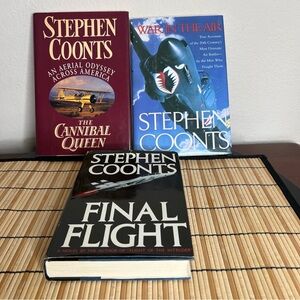 Lot 3 Stephen Coonts Hardcover Final Flight War In The Air The Cannibal Queen